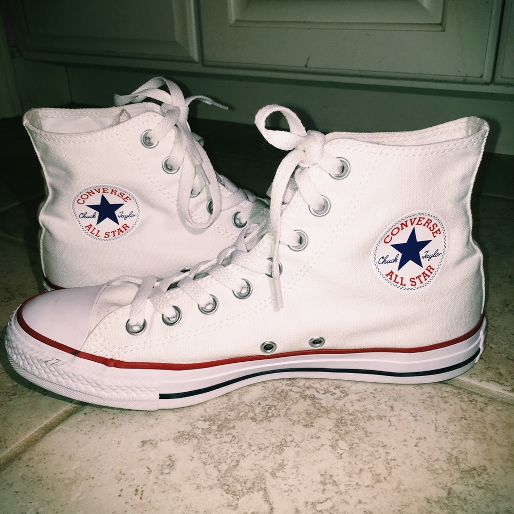 White High-Top Converse